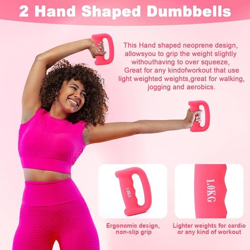 Poen 10 Pcs Pilates Ring Set Include 2.2lb *2 Dumbbells 10" Yoga Exercise Ball 12" Pilates Ring 5-40lb Resistance Bands Elastic Band and Drawstring Backpack Set for Women Home Workouts in Saudi Arabia