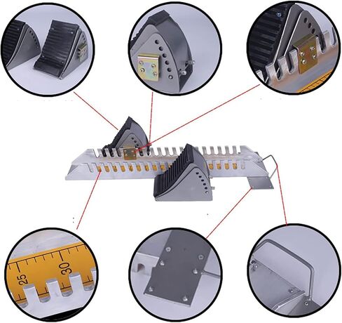 Multi Function Starting Block, Athletics Scholastic Starting Block,6 Angle Adjustable Sprinter Track and Field Aluminum Suitable, for Plastic Runway Cinder Track in Kuwait