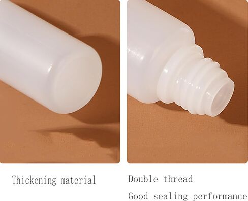 10 PCS Plastic Eye Dropper Bottles, 10ML Empty Plastic Squeezable Eye Liquid Bottle (Black Cap) in Kuwait
