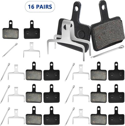 16 زوجًا من وسادات فرامل الدراجة المتوافقة مع وسادات فرامل الدراجة (أسود، نحاسي شبه معدني) in Kuwait