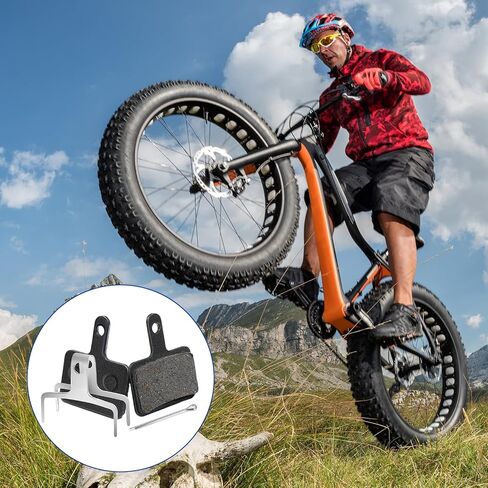 16 زوجًا من وسادات فرامل الدراجة المتوافقة مع وسادات فرامل الدراجة (أسود، نحاسي شبه معدني) in Kuwait