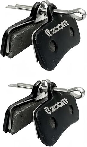 مجموعة استبدال وسائد الفرامل Zoom 4-Piston، وسادات فرامل قرصية شبه معدنية متوافقة مع Zoom HB-876 / HB-876E، Shimano D02S / D03S Saint Deore XT XTR SLX Zee، Tektro/TRP للدراجة الإلكترونية والدراجات in Kuwait