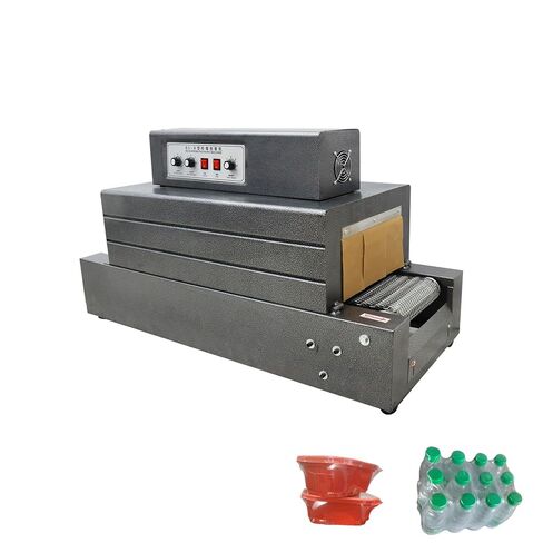 220V 4.5KW Heat Shrink Tunnel Packaging Machine with Mesh Conveyor, Dual-Zone Temp Control Heat Shrink Packaging Machine for PVC/POF Film, Max Load 22LBS Light Industrial Use in Kuwait