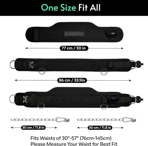 Squat Belt Attachment Compatible with Tonal Machine, Dual-Layer Hip Thrust Accessories for Smart Home Gym, Easy-Access Activator Pocket, Adjustable Dip Belt for Versatile Hip Training in Kuwait