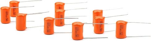 10Pcs 200v 715P .022uf Orange Drop Capacitors Tone Caps Guitar Tone Capacitor Lightweight Electric Guitar Capacitor Polypropylene, As Pic Shows in Saudi Arabia