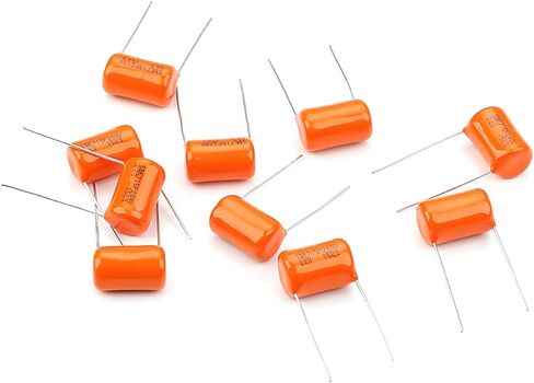 10Pcs 200v 715P .022uf Orange Drop Capacitors Tone Caps Guitar Tone Capacitor Lightweight Electric Guitar Capacitor Polypropylene, As Pic Shows in Saudi Arabia