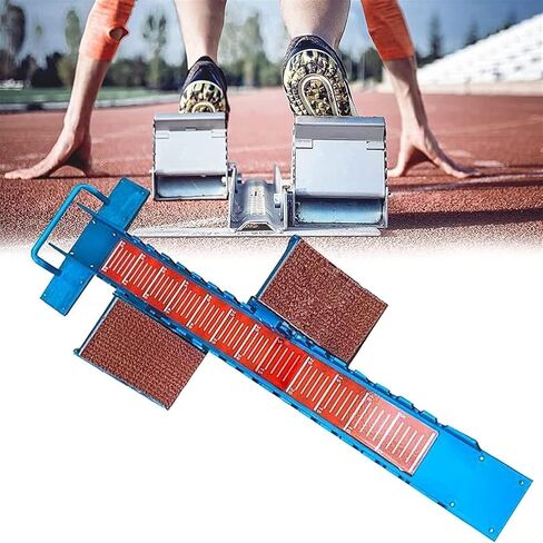 Sprint Tool, Track and Field Starting Block, Multifunctional Starting Block, Adjustable Angle, Used to Assist Acceleration in Kuwait