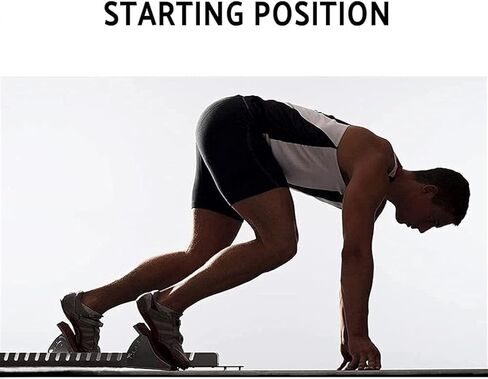 Sprint Tool, Track and Field Starting Block, Multifunctional Starting Block, Adjustable Angle, Used to Assist Acceleration in Kuwait