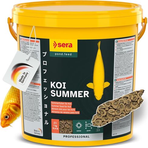 سيرا 7018 KOI Professional Summer 15.4 رطل 7 كجم طعام الحيوانات الأليفة، مقاس واحد in Kuwait
