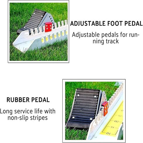 Starting Block Athletics Track,ield Competition Runway Starting Device, with Adjustable Foot Pedal,for School, Gymnasium in Kuwait