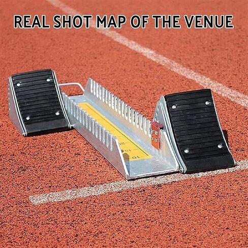 Starting Block Athletics Track,ield Competition Runway Starting Device, with Adjustable Foot Pedal,for School, Gymnasium in Kuwait