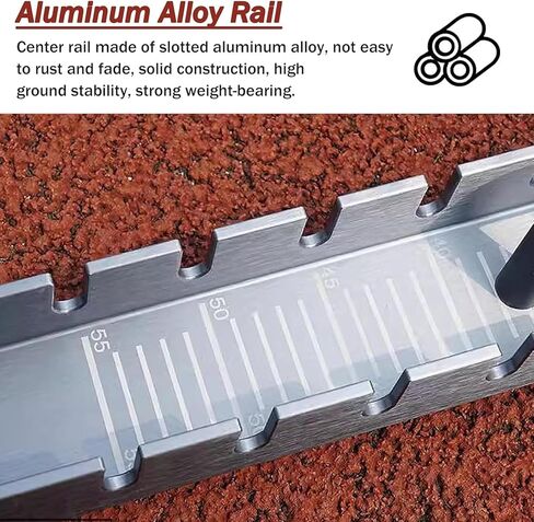 Professional Starting Blocks for Track and Field Sprinters, Super Grippy Ground Nails + Multi Angle Adjustable Pedals, Track Blocks Suitable for Rubber or Cinder Tracks in Kuwait