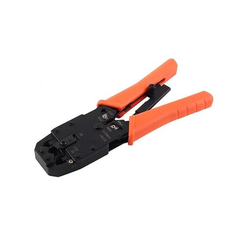 Ratchet-Style Crimping Pliers, 8P+6P+4P Three-in-One Tool for Network Telephone Cable RJ45/RJ11 Wire Stripper in Saudi Arabia