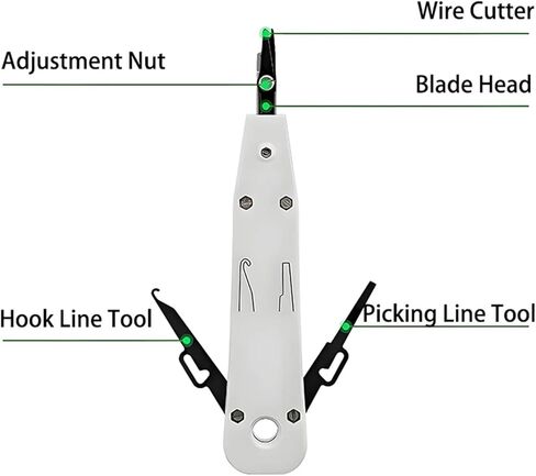 Network Tool Kits Cat 5e/Cat 6 LAN RJ 45 Crimping Cable Test Stripper Screwdriver Installation Repair in Saudi Arabia
