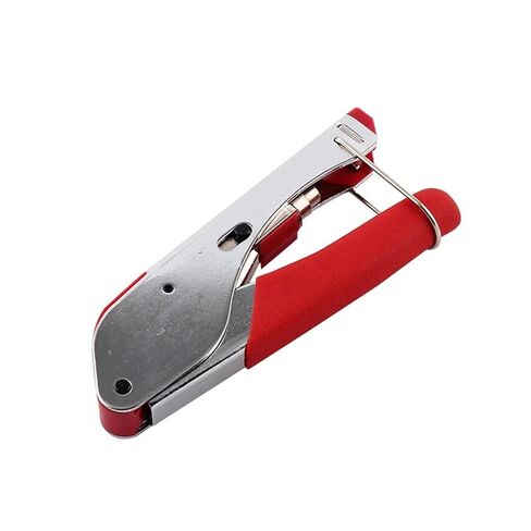 High-Performance Coaxial Cable Crimping Pliers - Suitable for RG59/RG6 F-Connectors Wire Stripper Compression Tool in Saudi Arabia