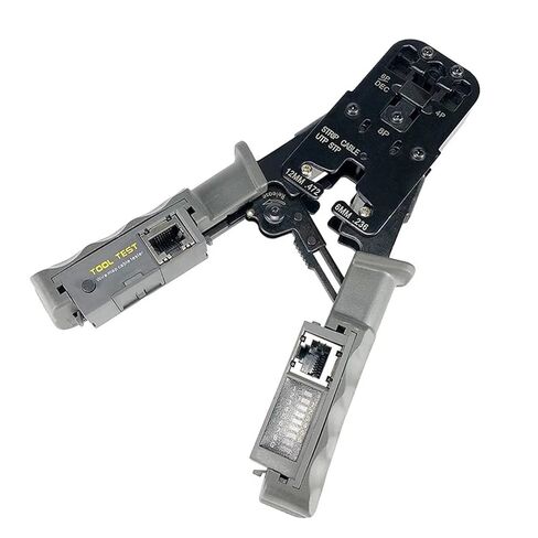 2 in 1 RJ45 Network LAN Cable Crimper Pliers Cutting Tool Cable Tester Cable Pliers 6P/8P Wire Cutter in Saudi Arabia