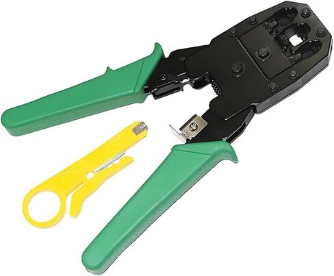 TT-IW-TH-315 Network Crimp Stripper Cut for RJ 11/RJ45 Telephone Wire Cable 4/6/8 Pins Tool Kit in Saudi Arabia