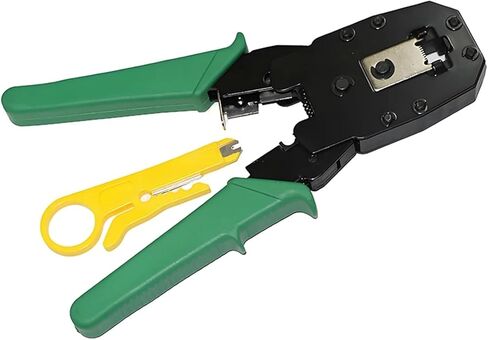 TT-IW-TH-315 Network Crimp Stripper Cut for RJ 11/RJ45 Telephone Wire Cable 4/6/8 Pins Tool Kit in Saudi Arabia