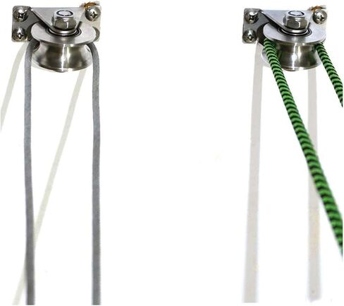 V-Groove Track Wheel,2pcs 304 Stainless Steel Fixed Pulley with Bearing,Heavy Duty Rigid Caster,Sliding Door Roller,for Track Sliding Doors,Mechanical Carts and Mobile Workbench,Htype-Slot width 16mm in Saudi Arabia