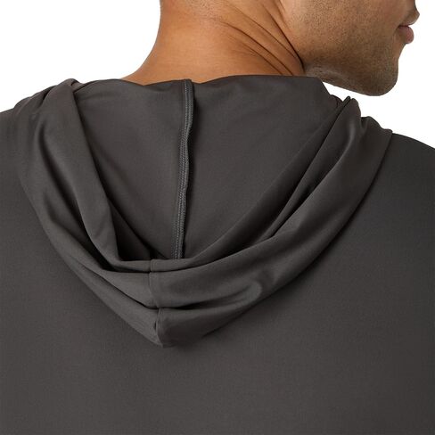 Hanes Mens T-Shirt Hoodie Clothing, Moves Hooded Long-Sleeve T-Shirt Hoodies, Men's Clothing, Wicking, Stretchy in Saudi Arabia