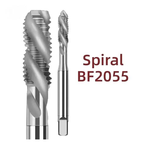 آلة الحنفية التبريد الداخلي CNC كربيد أداة الخيط الألومنيوم الصلب المطلي بالمعدن (دوامة-bf2055، M18x2.5x110) in Kuwait