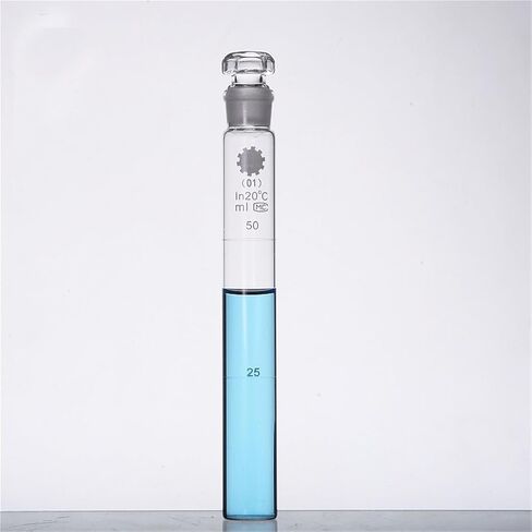 1 قطعة/الحزمة أسطوانة قياس الألوان أنبوب مقارنة الألوان أنبوب مقياس الألوان للمختبر (10 مللي) in Kuwait