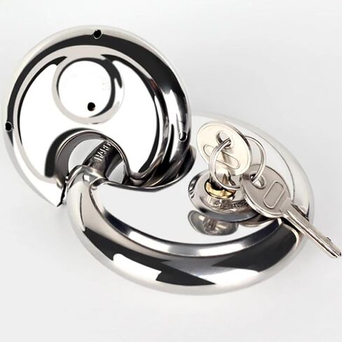 أقفال القرص، أقفال تخزين القرص ذات المفاتيح الفولاذية شديدة التحمل، قفل القرص من الفولاذ المقاوم للصدأ مع مفتاح لوحدة التخزين، المقطورة، الحظائر، الكراجات in Kuwait