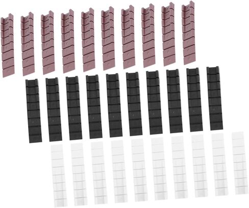 30Pcs Plastic Leveling Shims for Furniture Multipurpose Table Levelers Wedge Design for Cabinets Desks and More Lightweight and Easy to Install in Saudi Arabia