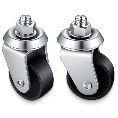2 Pcs Floor Jack Casters for 4 Ton Floor Jack, Cast Iron Racing Jacks Caster Wheel with 16mm Stem, Floors Jacks Replacement Parts in Saudi Arabia