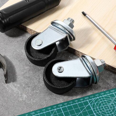 2 Pcs Floor Jack Casters for 4 Ton Floor Jack, Cast Iron Racing Jacks Caster Wheel with 16mm Stem, Floors Jacks Replacement Parts in Saudi Arabia