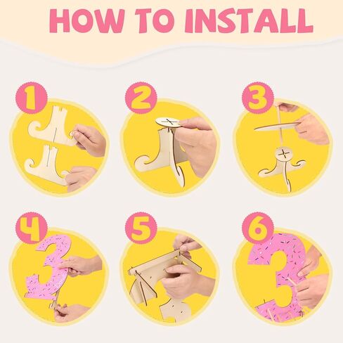 مجموعة من 5 قطع من حامل الدونات، حامل عرض جداري على شكل دونات خشبي مع 4 قطع حامل برج الدونات، حامل لوح الدونات لطاولة الحلوى وحفلات الزفاف وأعياد الميلاد وحفلات استقبال المولود الجديد (رقم 3) in Kuwait