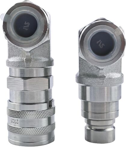 Flat Face Hydraulic Quick Coupler Elbow 1/2" NPT 1/2 Body in Saudi Arabia