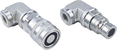 Flat Face Hydraulic Quick Coupler Elbow 1/2" NPT 1/2 Body in Saudi Arabia