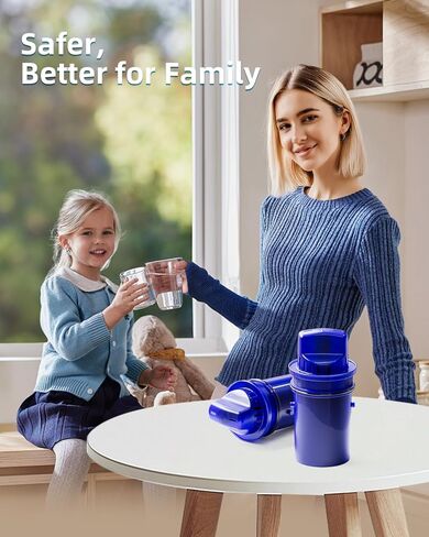 استبدال فلتر المياه متوافق مع جميع إبريق وموزع المياه PUR، PUR Plus PPF951K، CRF950Z، PPF900Z، PPT700W، CR-1100C، تقليل الرصاص بشكل فعال، الكروم، 4 عبوات، من DESENRUIS in Kuwait