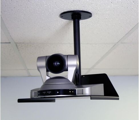 Vaddio Drop Down Ceiling Mount with 12" Short Pipe and Large Platform for HD-18, Sony EVI-HD1, WallVIEW PRO HD1/CCU HD1, Polycom EagleEye and Cisco Tandberg Precision HD PTZ Cameras in Saudi Arabia