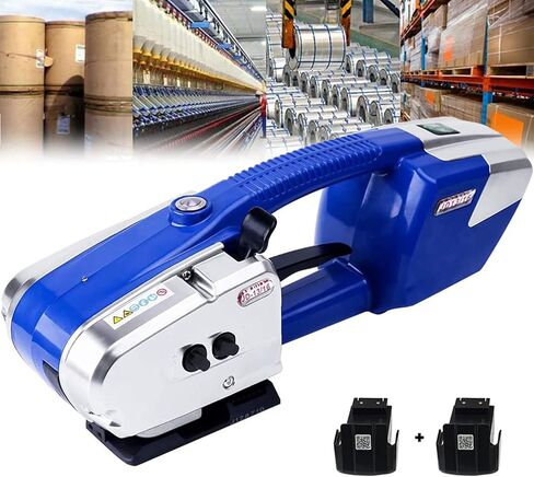 Electric Strapping Machine for 1/2-5/8In Pp Pet Straps Battery Powered Automatic Strapping Tool Tensioner and Cutter 2 in 1 for Box Pallet Portable Electric Baler in Saudi Arabia