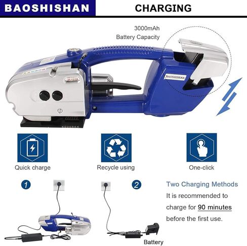 Electric Strapping Machine for 1/2-5/8In Pp Pet Straps Battery Powered Automatic Strapping Tool Tensioner and Cutter 2 in 1 for Box Pallet Portable Electric Baler in Saudi Arabia