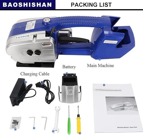Electric Strapping Machine for 1/2-5/8In Pp Pet Straps Battery Powered Automatic Strapping Tool Tensioner and Cutter 2 in 1 for Box Pallet Portable Electric Baler in Saudi Arabia