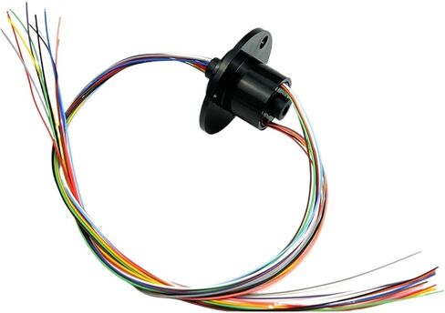 2/4/6/12 Channel 2A Hollow Shaft Slip Ring Rotary Connector with Through Hole 5mm(4 Channels) in Saudi Arabia