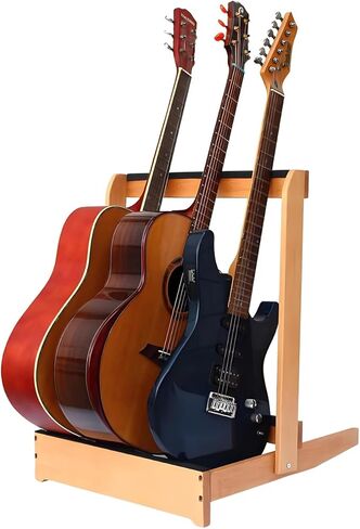 Floor-Standing Wooden Racquet Organizer Holder,Home/Gym Sports Equipment Storage Rack,for Racket/Violins/Ukuleles/Guitars in Saudi Arabia