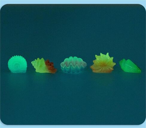 Cute Mini Creative Noctilucent Marine Creatures, Such as Clams Hinge Heads Decorative Topper Set 6PCS, Home Decoration,Magnetic Hinge Head Toppers Door Hinge in Saudi Arabia