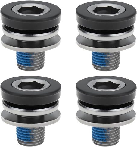 OTOTEC 4Pcs M10x14 Bicycle Crank Arm Bolts Compatible with Ebike BNI (Mini-ISIS) Compatible with Bosch Gen.3 in Saudi Arabia