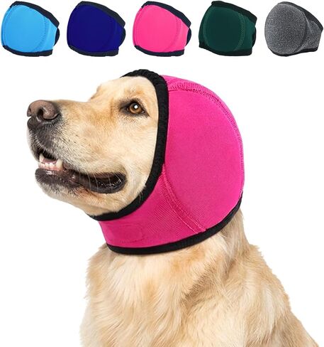 Migohi Dog Cover يغطي غطاء محرك السيارة ، فطائر أذن الكلب مع حشوة ناعمة ، م | أغطية أغطية خفيفة الوزن لحماية الضوضاء ، ولف رأس مضادة للقلق ، وزيارات بيطرية ، ورعد ، رمادي in Kuwait