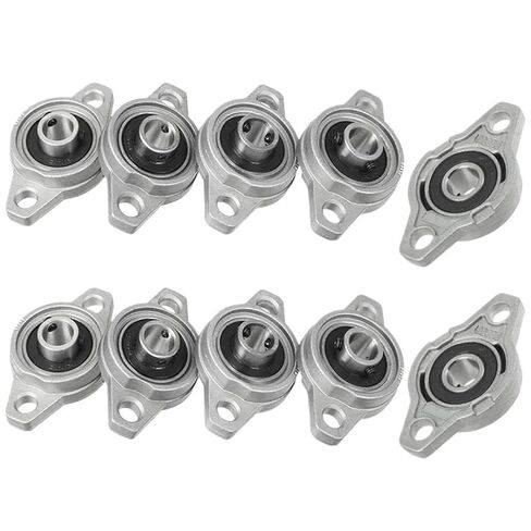 10PCS KFL08 KFL000 KFL001 KFL002 KFL003 KFL004 KFL005 8 12mm Pillow Block Rhombic Bearing ZINC Alloy Insert Linear Bearing Shaft(4Pcs,KFL08 8MM) in Saudi Arabia