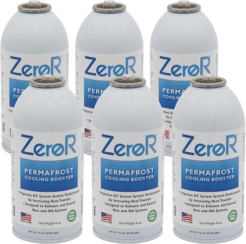 ZeroR® PERMAFROST AC Performance Booster for R134a, R12 Systems | 3 Cans in Kuwait