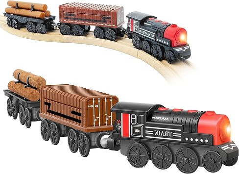 Train Accessories Modern Station for Kids, Train Tunnel for Wooden Railway System, Multifunction Toy Trains Set for Motorized Cars Compatible with Thomas & Friends, Brio, Chuggington in Kuwait