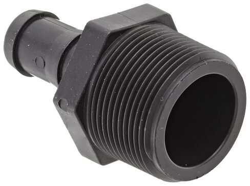 Banjo HB125-075 Polypropylene Hose Fitting, Adapter, 1-1/4" NPT Male x 3/4" Barbed in Saudi Arabia