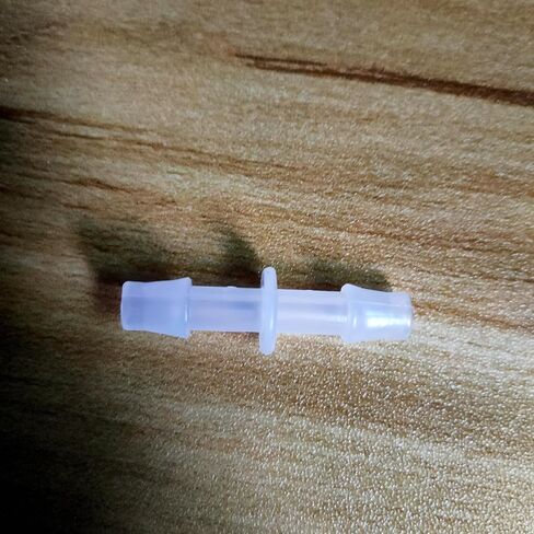 Plastic Hose Barb Fitting 6Pcs, 1/4" x 1/4" Barbed Splicer Mender Joint Adapter Union Fitting in Saudi Arabia