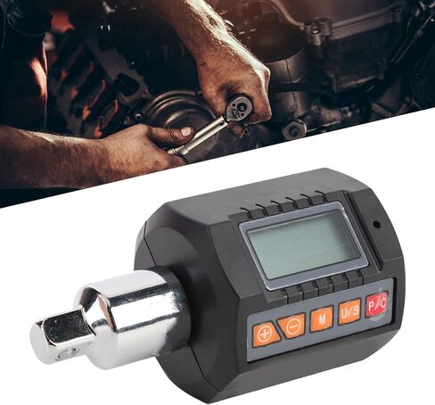 محول مفتاح الالتواء الرقمي Kikumi 20-200N.m، محرك 1/2 بوصة، شاشة LCD بإضاءة خلفية، جهاز اختبار الالتواء الرقمي in Kuwait