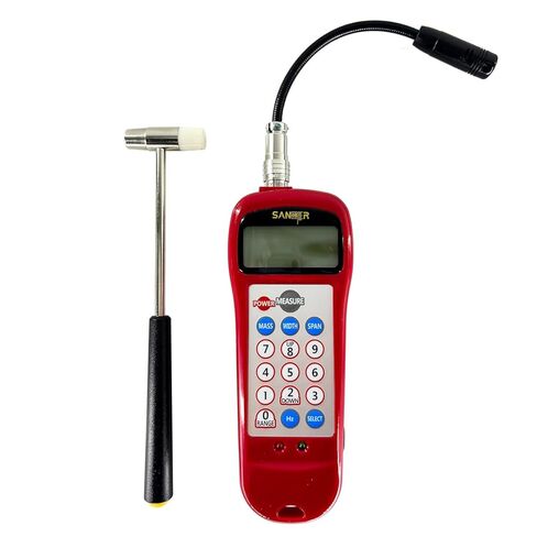 Belt Tensiometer Digital Sonic Tension Meter with Range 0.01 to 99900N 10Hz to 5000Hz 500 Groups Storage Data for Belt Tension V-Belt Series Fabric Covered Belts Toothed Edge, Etc in Kuwait